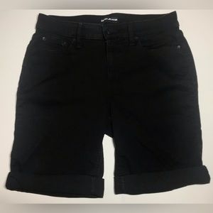DKNY Black Jean shorts with cuffs used.